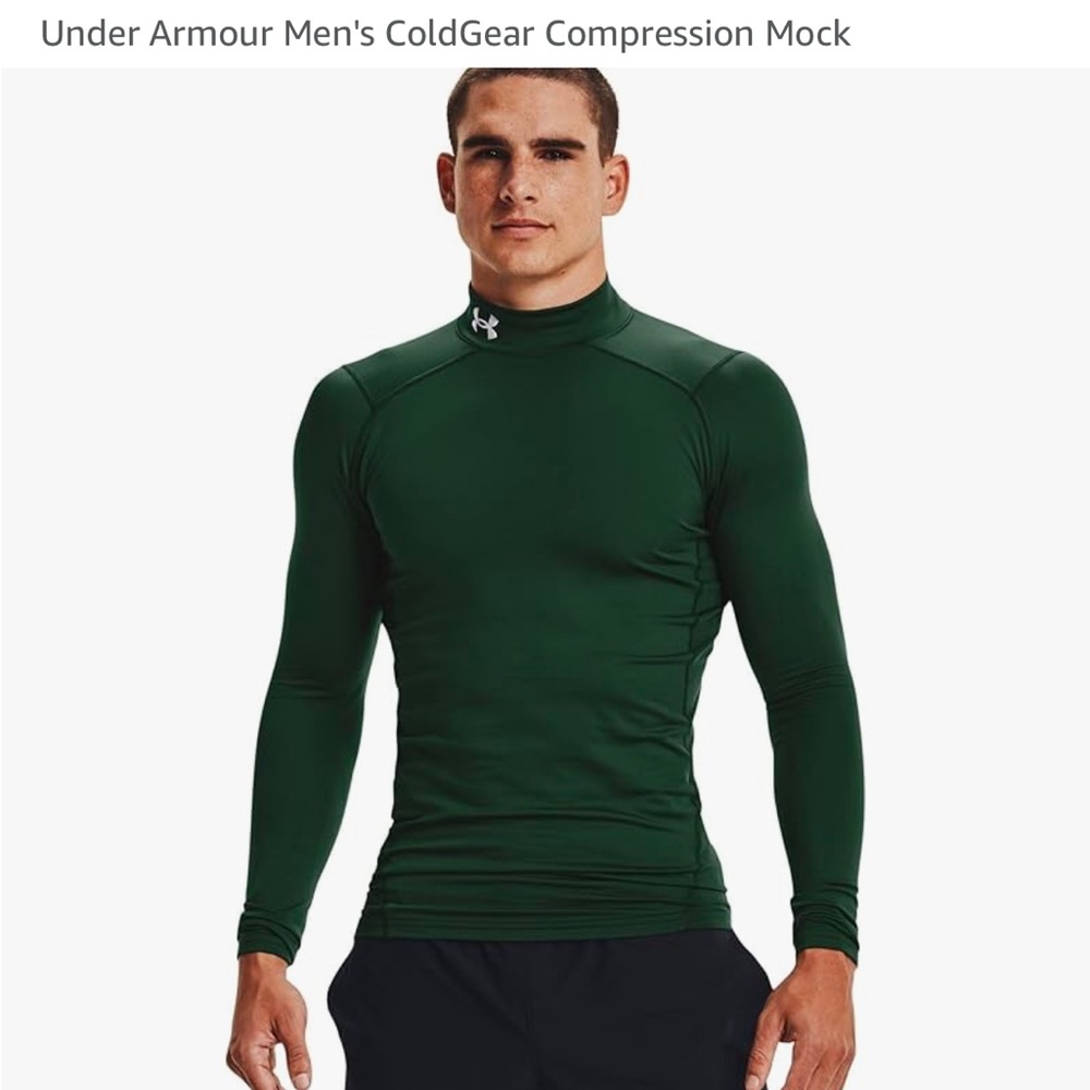 Under Armour cold gear compression mock. - Picture 2 of 13